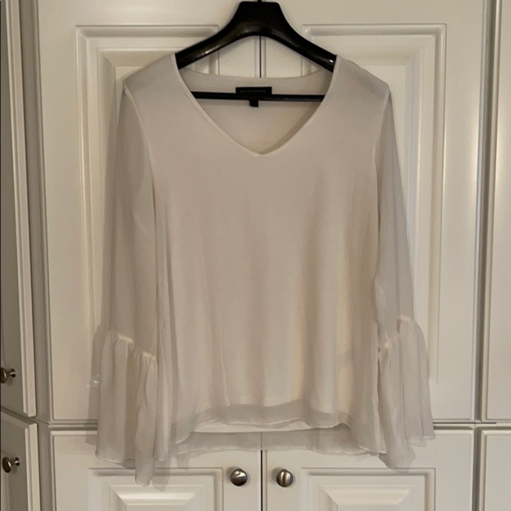 White Banana Republic Top